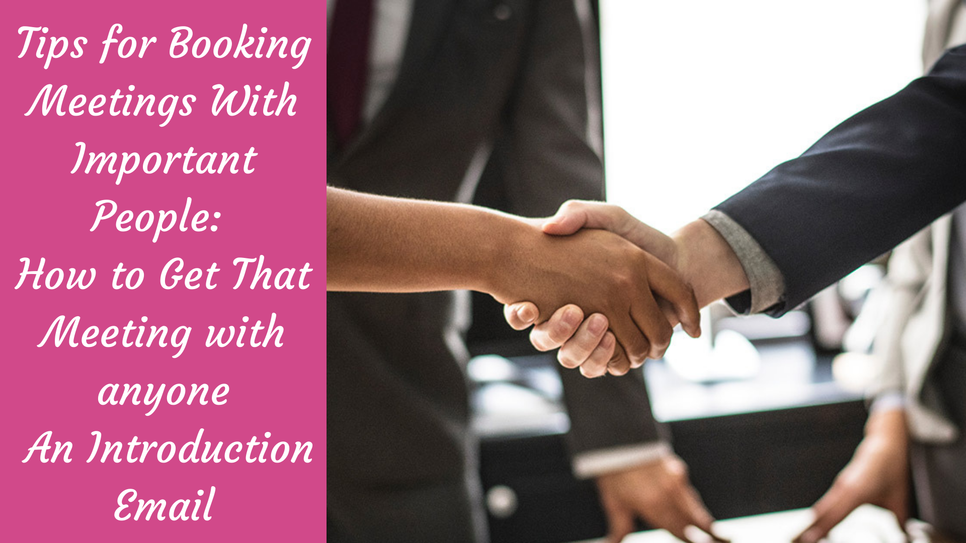 Tips For Booking Meetings With Important People How To Get A Meeting